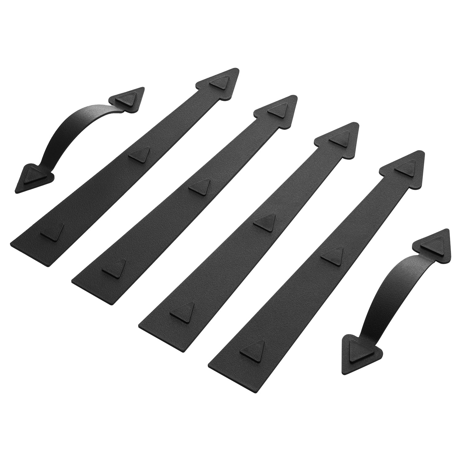 Decorative Magnetic Garage Door Hinges And Handles Black Kit_voghion.com